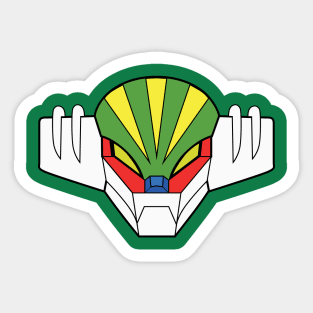 Jeeg Head Sticker